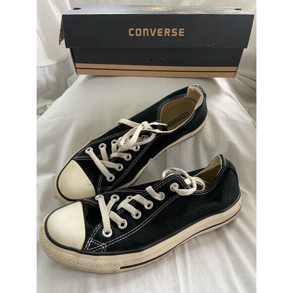 Converse Chuck Taylor All Star Black Size 8 With Box Tennis Shoe Sneaker Women’s - Picture 2 of 16